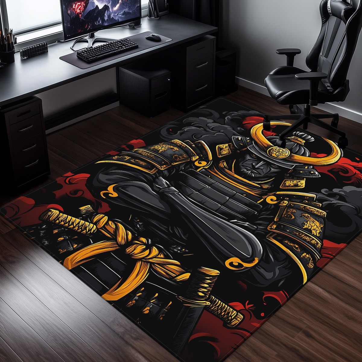 Japanese Home Textiles - Alfombra de terciopelo de cristal con