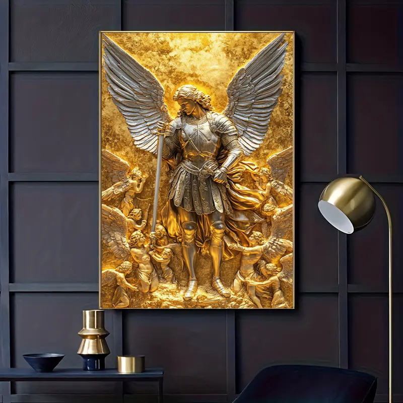 Arquangel Miguel, estatua de á - Home Textiles Products reseña y precio
